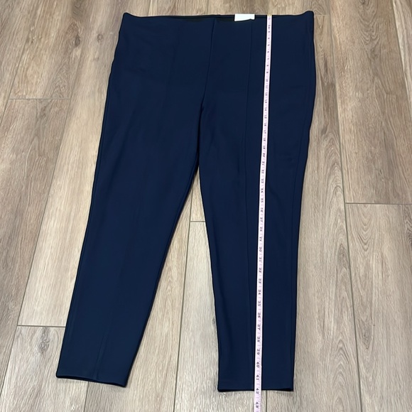 NWT Old Navy Extra High Rise Stevie Skinny Navy Pants 3X Ankle Cropped - Picture 4 of 12